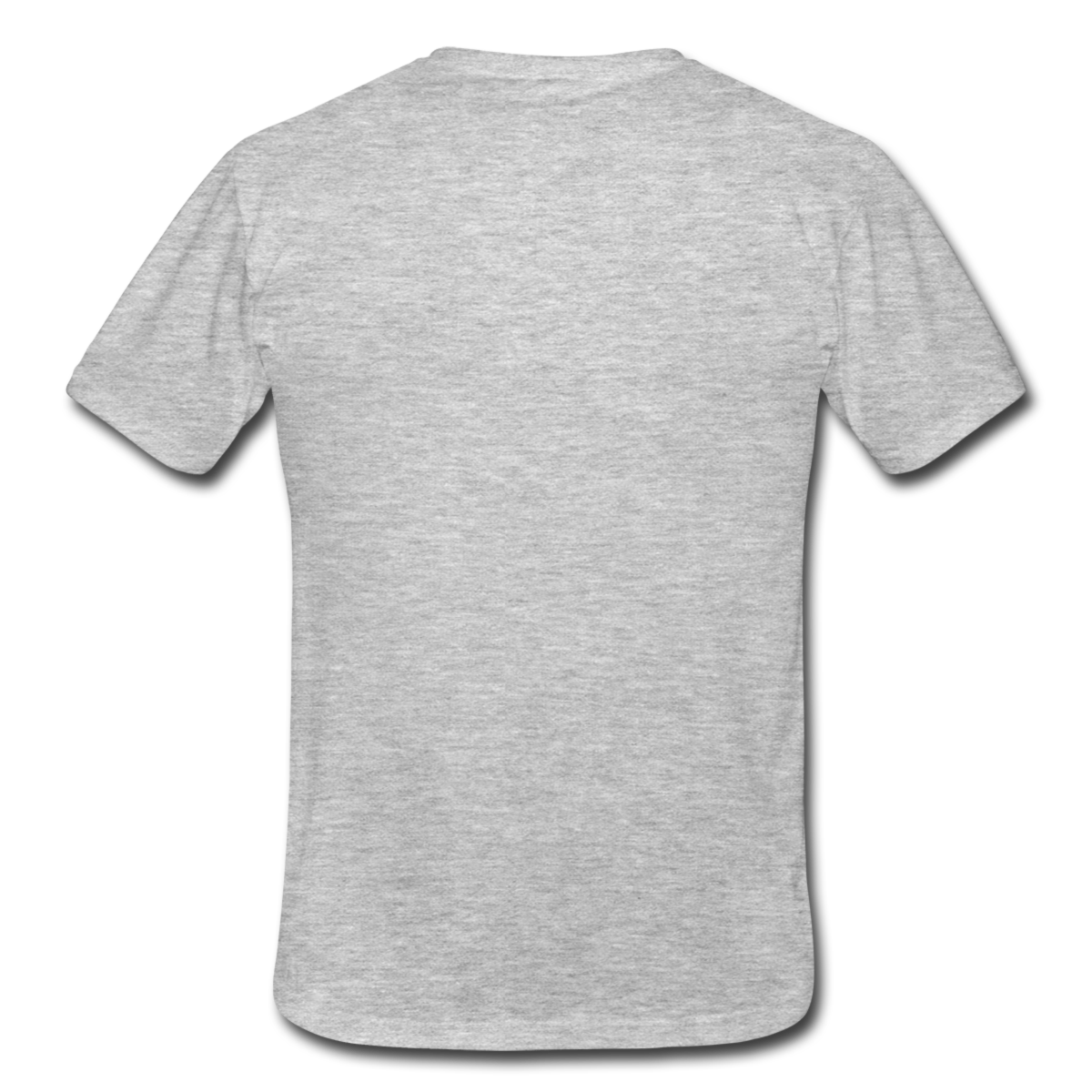 T-skjorte Herre Gråmelert/Grå - Frontprint