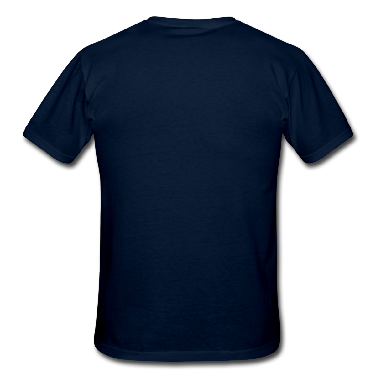 T-skjorte Herre Marine/Hvit - Frontprint