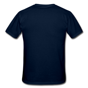 T-skjorte Herre Marine/Hvit - Frontprint