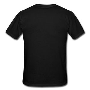 T-skjorte Herre Sort/Gul - Frontprint